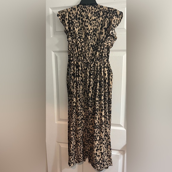 Leopard print flowing summer dress - Picture 3 of 5